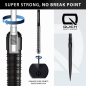 Preview: Harrows SUPERGRIP QUICK Point Black Edition Steeldart-Set 21, 23 oder 25 Gramm